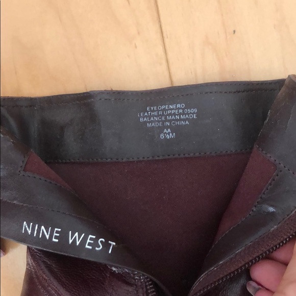 Nine West Wine-Colored Boots - Picture 6 of 6